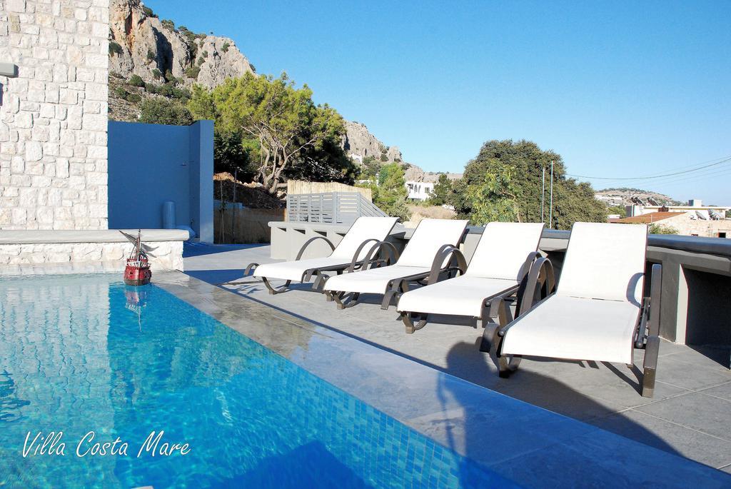 Villa Costamare - Enjoy Lazy Days On The Private Pool-Jacuzzi Pefki Chambre photo